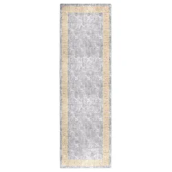 Perivi tepih 80 x 300 cm sivi