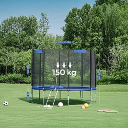 Songmics Trampolin 305x256 cm Modra