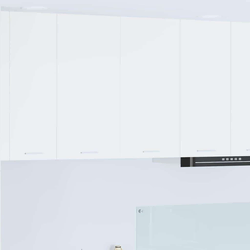 vidaXL Viseča omarica Riga Bela 80 x 31 x 80 cm Konstruiran les