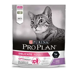 PRO PLAN Suva hrana za mačke, Cat Adult Delicate, Ćuretina, 400 g