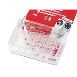 Plastični zatiči/zatiči O7-15 mm - (7 mm) prozorni (10 lističev)