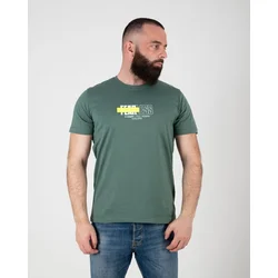 No Copy Muška majica Okruglina 03, Zelena