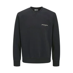 JACK & JONES Majica JWHDOVER črna/bela