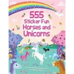 555 Sticker Fun - Horses and Unicorns Activity Book