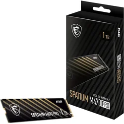 MSI SSD Spatium M470 Pro PCIe 4.0 NVMe M.2, 1TB