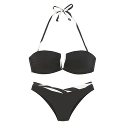 FRENCH CONNECTION Bikini črna/bela