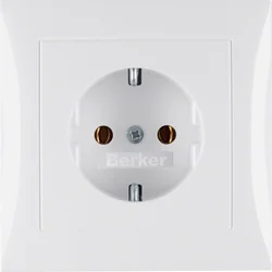 Berker Berker SCHUKO vtičnica pws/gl 47428989, (20888357)