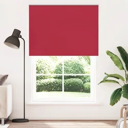 Rolo zavjesa za zamračivanje crvena 155x210 cm Širina tkanine 151,6 cm Poliester