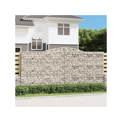 Lučne gabionske košare 10kom 400x30x180/200cm pocinčano željezo