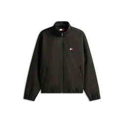 Tommy Jeans Prehodna jakna ESSENTIAL črna