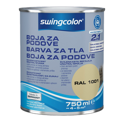 SWINGCOLOR boja za podove 2 u 1, bež