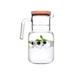 Pasabahce Vrč Hoop / 1.5L / s pokrovom iz plute