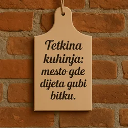 Daska za sečenje Tetka, 23x17cm