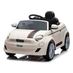 Dečiji auto na baterije FIAT 500 sa daljinskim 237 beli