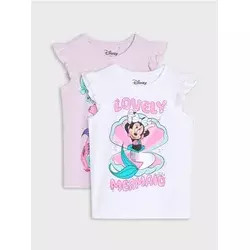 Sinsay - Pamučne majice sa printom 2 kom Minnie and Stitch - šareno
