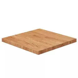 Četvrtasta stolna ploča svjetlosmeđa 40x40x2,5 cm od hrastovine