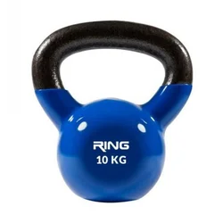 RING Kettlebell 10kg metal vinyl RX DB2174-10 blue