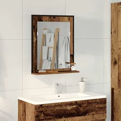 Ogledalo Staro drvo 50 x 12 x 60 cm Staklo i inženjerski drvo