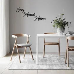 Atelier Del Sofa Set zidne dekoracije Every Moment Matters, 25x15cm, 29x17cm, 3 komada, Crna