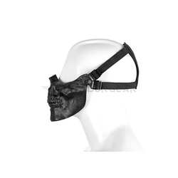 Invader Gear Skull Half Face Mask BK