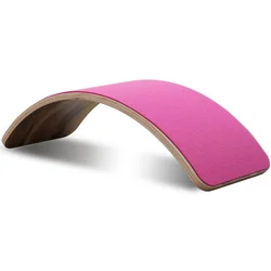 HANAH HOME Drvena balans daska Wavy Board Walnut Pink