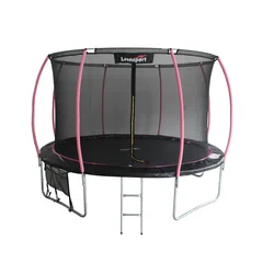Trampolin LEAN Sport Max trampolin 6ft - 185cm črn in roza