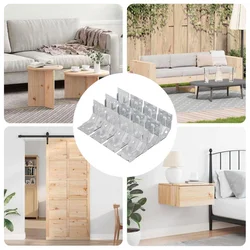 Ukljucuje: nosač 12 pcs Cinkom premazano 106 x 55 x 1,5mm Čelik