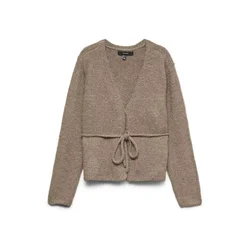 VERO MODA Pletena jopa VMCORA temno bež