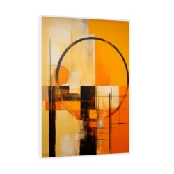 Canvas Slika na platnu Spokojstvo u haosu, Sa ramom, 40 x 60 cm, Beli