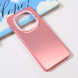 Maska za telefon Clear za Xiaomi Redmi Note 14 Pro Plus, Roze
