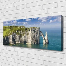 tulup.si Slika na platnu Cliff rocks morske obale 120x60 cm