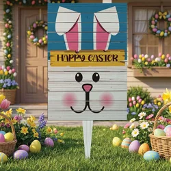 Bunny Welcome Sign - Višenamenski znak za dvorište