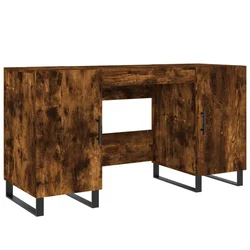 Radni stol boja dimljenog hrasta 140x50x75 cm konstruirano drvo