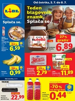 Lidl katalog - Teden blagovnih znamk