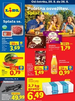 Lidl katalog - Poletna osvežitev. Splača se.