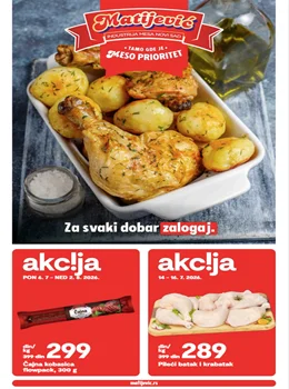 Matijević katalog - Tamo gde je meso prioritet