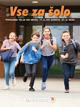 E.Leclerc katalog - Vse za šolo