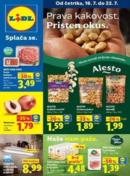 Lidl katalog - Prava kakovost. Pristen okus.