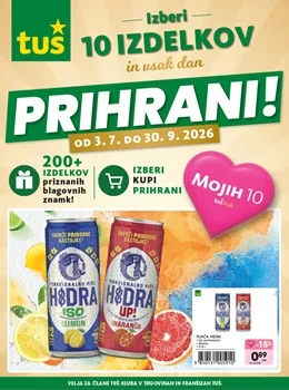 Tuš katalog - Izberi 10 izdelkov