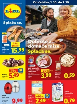 Lidl katalog - Dobrote z domače mize.