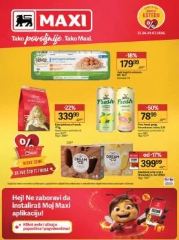 Maxi katalog - Tako povoljnije. Tako Maxi.