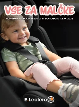 E.Leclerc katalog - Vse za malčke