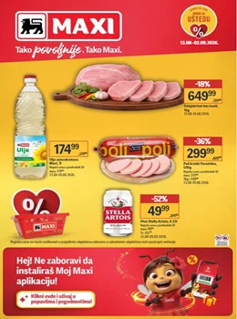 Maxi katalog - Tako povoljnije. Tako Maxi.