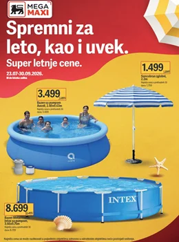 Mega Maxi katalog - Spremni za leto, kao i uvek