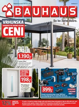 Bauhaus katalog - Vrhunska kakovost po trajno ugodni ceni