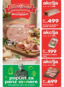Matijević katalog - Tamo gde je meso prioritet