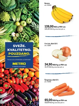 Metro katalog - Sveže. Kvalitetno. Pouzdano.