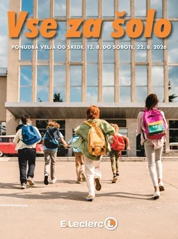 E.Leclerc katalog - Vse za šolo