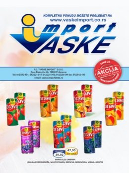 Vaske Import katalog