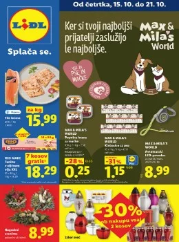 Lidl katalog - Ker si tvoji najboljši prijatelji zaslužijo le najboljše